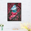5D DIY Diamond Painting Cherry Tree Rhinestone Kit Full Round Drill Wall Craft
