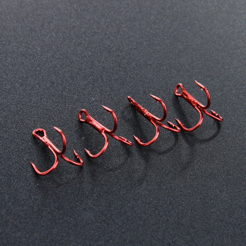 20pcs Barbed Crank Sharp Fishing Hooks Pesca Tackle with 3 Anchors