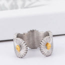 Fashion Jewelry Gothic Hip Hop Wedding Flower Ring Rings For Women Daisy Rings