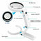 with LED Light and Stand Handheld Foldable Magnifier Foldable Magnify Glass