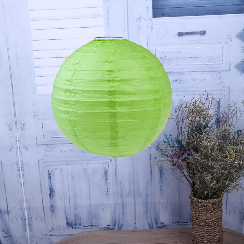 4"" Round Paper Lantern DIY Hanging Ball Lamp Wedding Party Birthday Decor