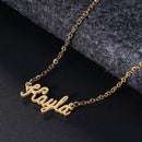 Unisex Women Men Name Collar Chain Nameplate Pendant Necklace Gift (Kayla) Newly