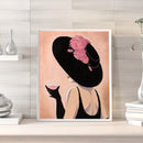Modern Lady Drawing Frameless DIY Oil Paint by Numbers Canvas Home Decor