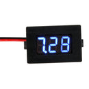 0.36inch LED Digital Voltmeter DC 4.5-30V Two Line Volt Meter(Blue)