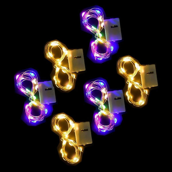 Wire Christmas Garland Lamp Outdoor String Lights Fairy LED Decorative Light