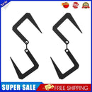 Outdoor Hanging Hook S-Shaped Pot Pan Lamp Holder for Camping Hiking (2pcs)