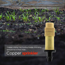 Copper Misting Fog Nozzles Atomizing Sprayer Hose Garden Irrigation (10pcs)