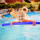 Solid Swimming Aid Foam Noodles Low Density & Strong Buoyancy (Blue A) Newly