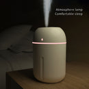 330ML Mini Ultrasonic Humidifier Silent USB Essential Oil Diffuser (White)