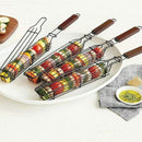 Barbecue Grill Basket Stainless Steel Nonstick Camping BBQ Kitchen Tools Newly