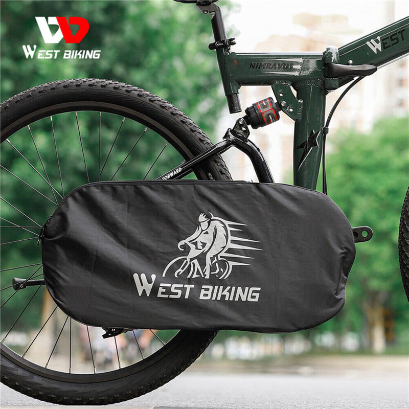 Bike Crankset Cover Polyester Bike Chain Cover Waterproof Outdoor Bicycle Cover