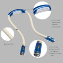 LED Flexible Handsfree Hug Neck Reading Book Light Torch Flashlight (Blue) Newly