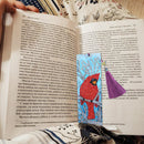 DIY Bird Special Shaped Diamond Painting Leather Bookmark Tassel Book Marks