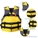 Adults Floating Jacket Lightweight Life Vest for Fishing Swimming (Yellow) Newly
