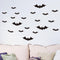 20 Halloween Stickers Bat Black Vinyl Window Decorations Spooky Party Kids Wall`