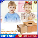 #A Montessori Wooden Ball Drawer Early Educational Target Learning Math for Todd
