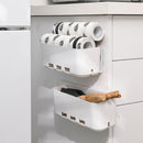 Kitchen Storage Shelf Push Drawer Hanging Storage Basket Under Sink Drawer
