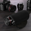 Waterproof Soft Neoprene Camera Lens Pouch Drawstring Protector Case (L)