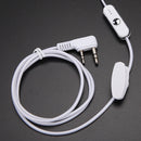 High Quali Headphones Mic 2.5mm Stereo-2Pin Acoustic Pipe PTT MIC Headphones Oh