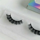 Long Curled Full Russian Strip Lashes False Eyelashes Faux Mink Lashes D Curl