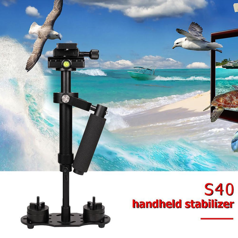 Portable S40 Aluminum Alloy Handheld Stabilizer Steadycam for DSLR DVD Cam