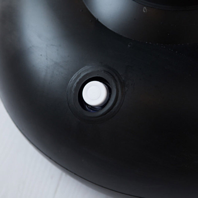 1.6m Inflatable Boxing Bag Training Tumbler Sandbag Stand Pillar (Black 1) Newly