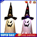 Halloween Decoration LED Flashing Light Glowing Wizard Ghost Hat Lantern (W