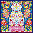 Rhinestone Art 5D DIY Special Shaped Diamond Painting Luminous Cat Mosaic K