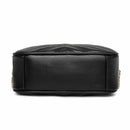 PU Leather Messenger Bags Women Shoulder Crossbody Solid Color Chain Handbags