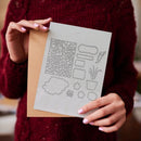 Flower Planter Cutting Dies Silicone Clear Seal Stamp for Photo Album (C) Newly
