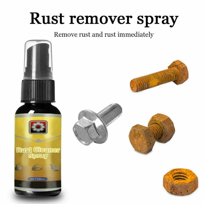 Rust Cleaner Spray Derusting Spray Car Maintenance 30ml. Remover T1F9 Rust X5Y1
