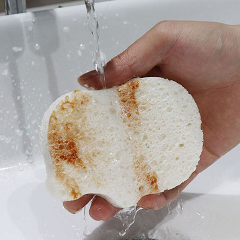 Dishwashing Sponge - Water Absorption & Quick Dry Compressed Wood Pulp Spon