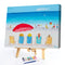 Painting By Numbers DIY Beautiful Beach Wall Picture Hand Painted Handwork