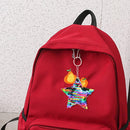 Colorful Sequins Keychain Star Shining Girl Backpack Jewelry (Multicolor)