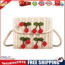 Summer Cherry Straw Messenger Bags Women Handbags Crossbody Shoulder Bag