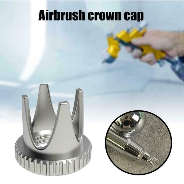 1Pc Brass Airbrush Crown Shape Needle Cap Air Brush Accessories Parts Brand K9W2