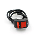 Universal Handlebar Motorcycle Accident Hazard Light Switch On/Off Newly