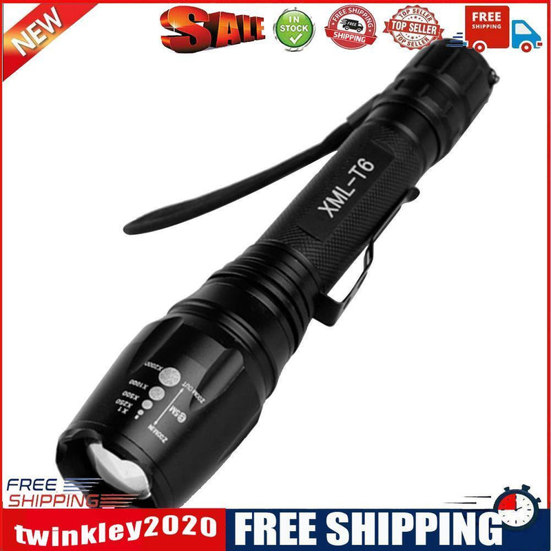 XINSITE 8802 1000LM 10W T6 LED Flashlight Zoomable Waterproof Torch (B)