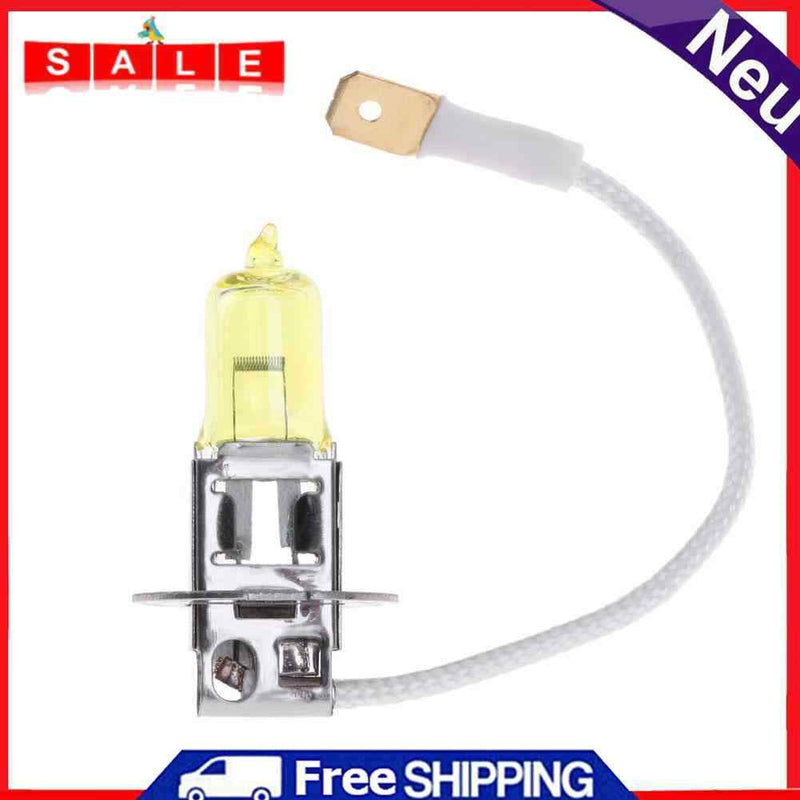 1pc H3 12V 55W 3000K Quartz Glass Car Xenon Head Mist Lamp Halogen Lamp