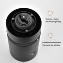 Electric Coffee Grinder USB Rechargeable Auto Cafe Beans Grinding (Black) Newly