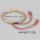 Jewelry Cotton Thread Lucky Rope Copper Beads Braided Bangles Bracelets
