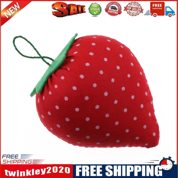 Needle Insert Bag Strawberry Cross Stitch Embroidery Pin Cushion Holders