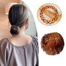 Lazy Ponytail Hairpin Fashion Hairstyle Bird Nest Hair Clip (Light Brown) Newly