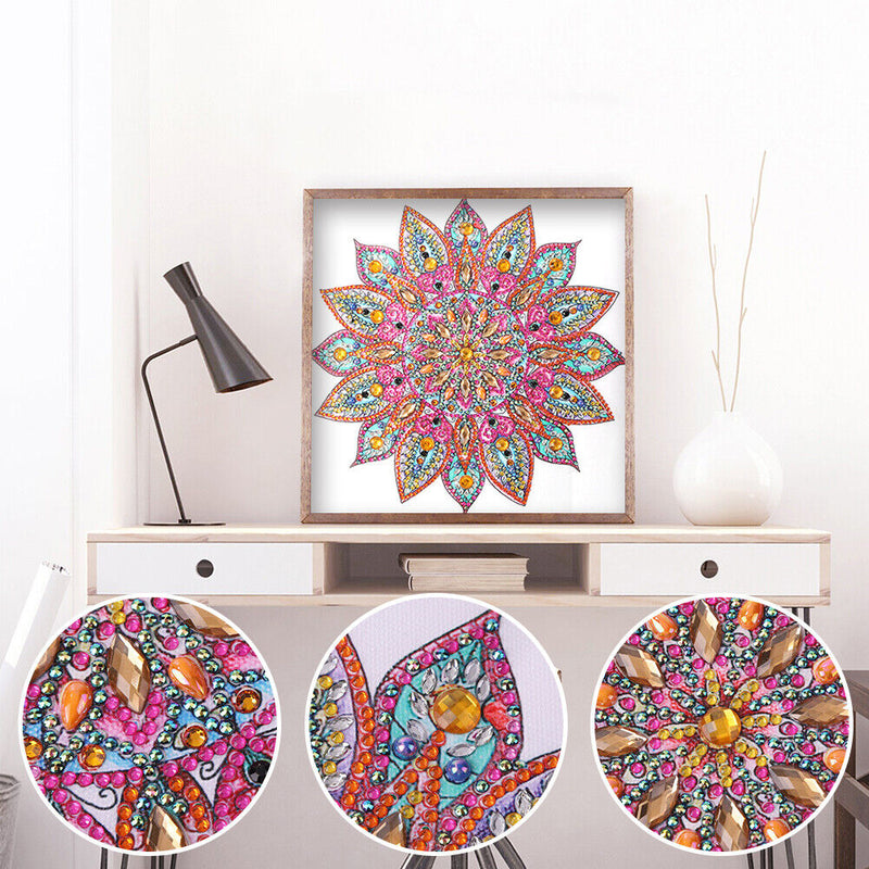 Diamond Painting Datura Flower Partial Special Rhinestone Picture (YX068)