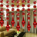 10 X  Acrylic Crystal Beads Garland Chandelier Hanging Wedding Party Decor Newly
