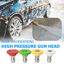 Pressure Washer Nozzle Tips 1/4"" 3600 PSI 0 15 25 40 Multiple Degrees 4 Pack