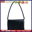 Retro Women Soft PU Solid Color Shoulder Bag Casual Ladies Multi Layer Handbag
