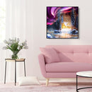 Snow House Embroidery Mosaic Craft Kits 5D DIY Full Drill Diamond Painting