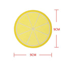 Silicone Non-Slip Fruit Pattern Placemat Round Insulation Table Cup Pad(4)
