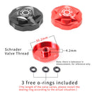 RISK Fork Shoulder Air Nozzle Cap MTB Shockproof Front Fork Cover (Black) Newly